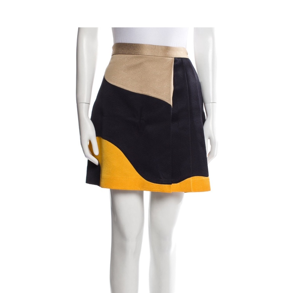 MSGM Color Black Pleated Skirt (M)